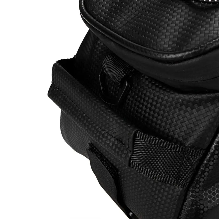 WYA36Y7S Bike Pannier Bag with Long Strap and Expandable Side Pockets - Black - Sport products<<<HurtelXML