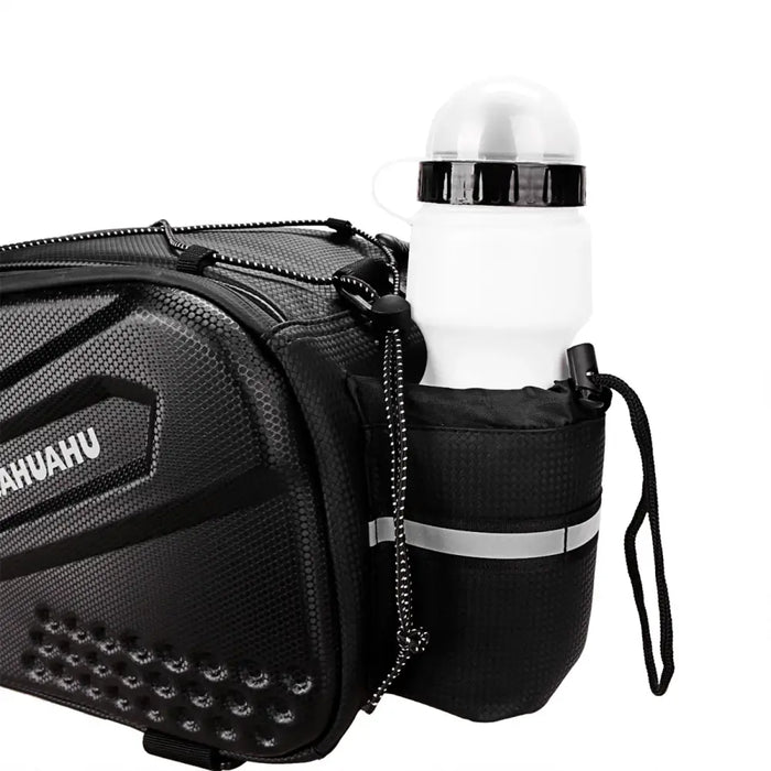 WYA36Y7S Bike Pannier Bag with Long Strap and Expandable Side Pockets - Black - Sport products<<<HurtelXML