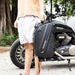 WYA36Y7S Bike Pannier Bag with Long Strap and Expandable Side Pockets - Black - Sport products<<<HurtelXML