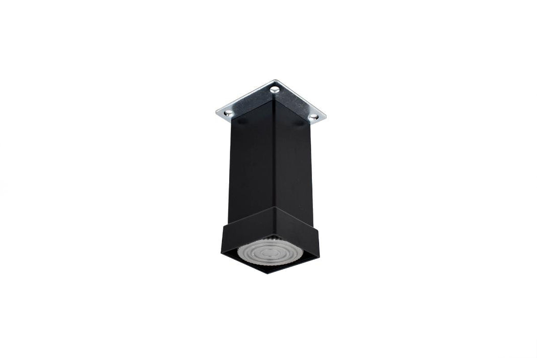 FURNITURE LEG 40X40 80MM BLACK MATTE