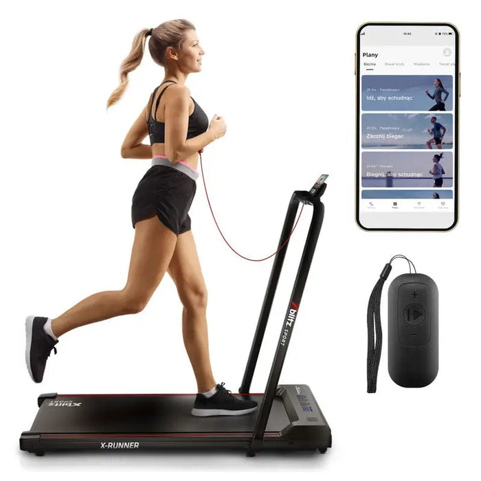 X-RUNNER ELECTRIC FOLDABLE TREADMILL - TreadmillsSIF-BIE<<<Gym and fitnessSIF<<<ActionPL