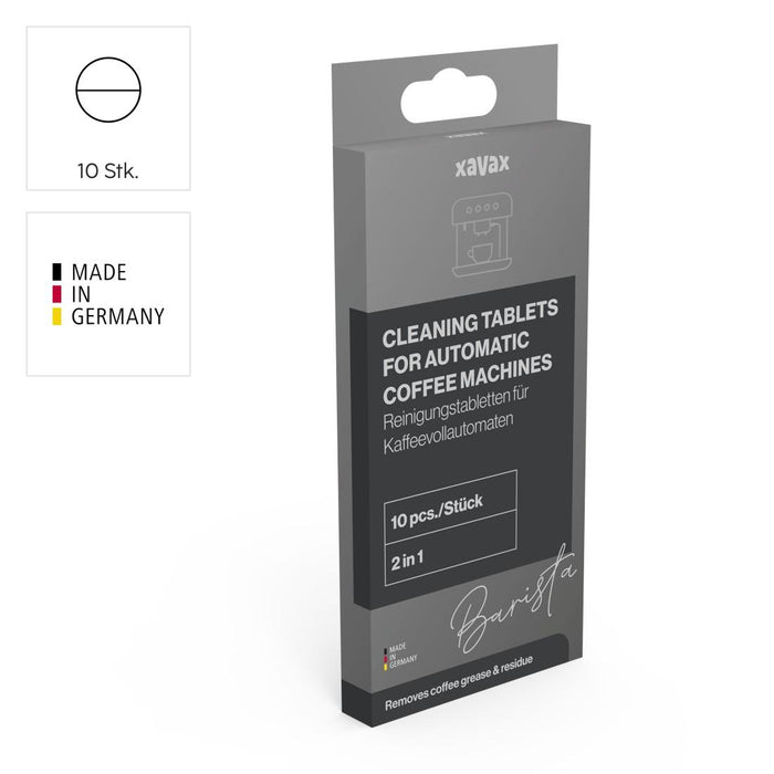 Xavax Cleaning Tablets, Degreasers for Coffee Machines, 111281