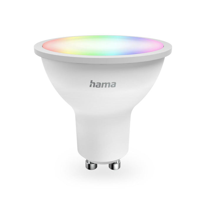 HAMA Smart WLAN LED lamp, GU10, Matter, 4.9 W, RGBW, 176642