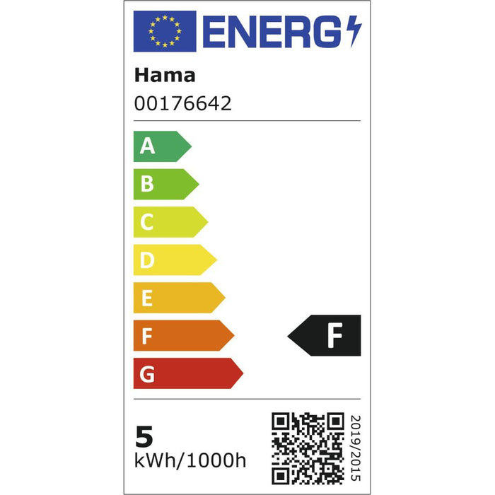 HAMA Smart WLAN LED lamp, GU10, Matter, 4.9 W, RGBW, 176642