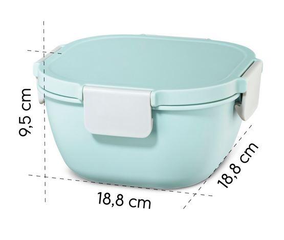 Xavax To Go lunch box, with cutlery, 1700 ml, HAMA-181585