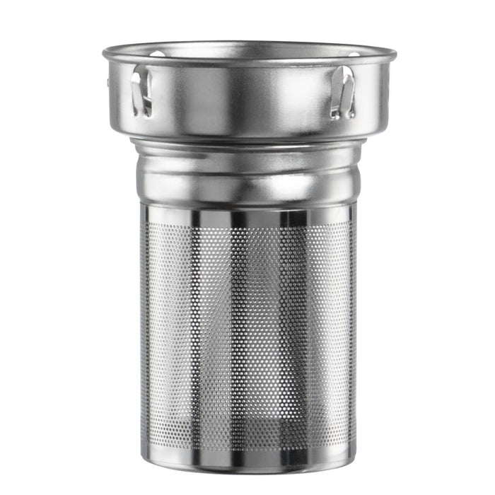 Xavax To Go Glass Bottle, 450 ml, Protective Case, Strainer