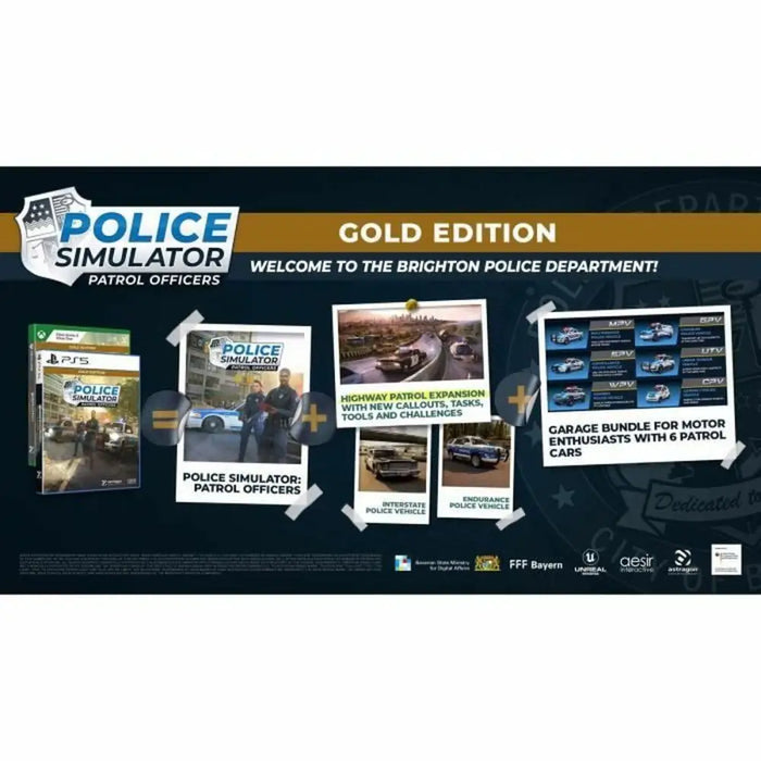 Xbox Series X Video Game Microids Police Simulator: Patrol Officers - Gold Edition - Електроника Игри<<<Компютри|