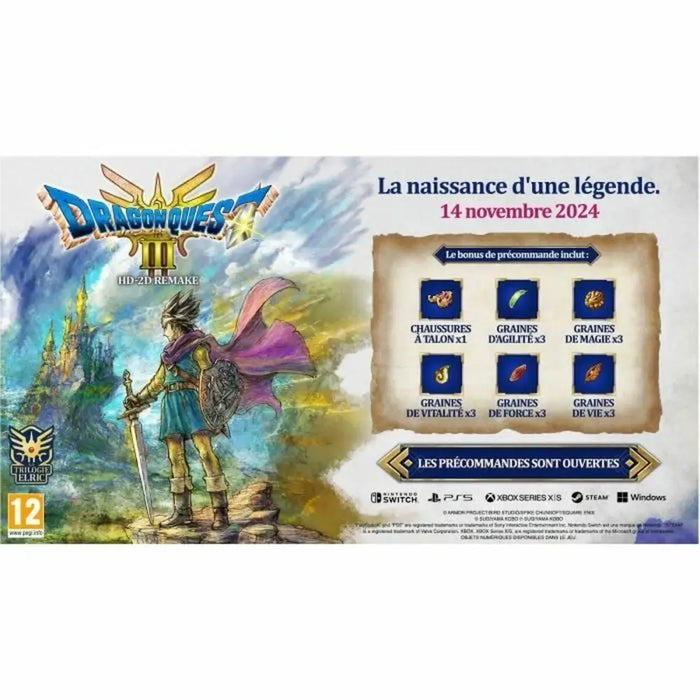 Xbox Series X Video Game Square Enix Dragon Quest III Remake - Електроника Игри<<<Компютри|
