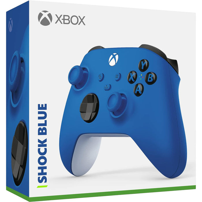 WIRELESS XBOX SHOCK BLUE CONTROLLER