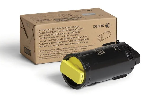 Xerox Yellow Extra High Capacity Toner Cartridge for VersaLink C500/C505 (9000 pages) XHI DMO - Консумативи за