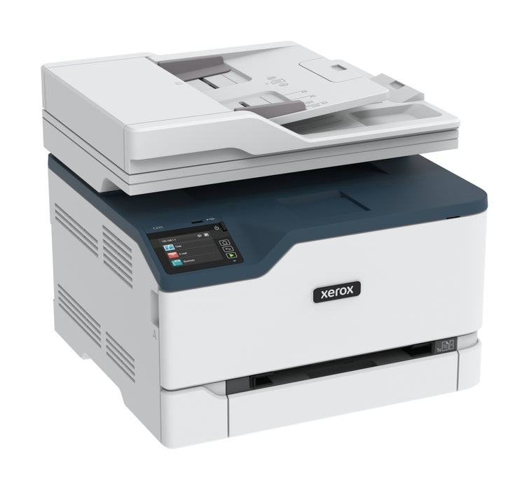 Xerox C235 A4 multifunction printer 22ppm. Duplex, network, wifi, USB, 2.4" colour touch screen, 250 sheet paper tray