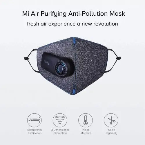 Xiaomi Mi Purely Anti-Pollution Air Face Mask 550mAh Battery - Medical<<<Основна<<<DunaXML