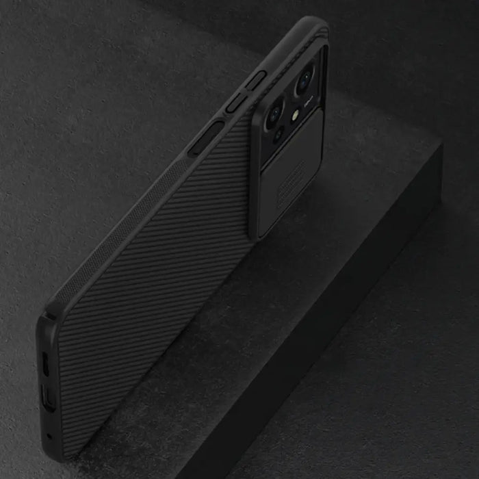Xiaomi Redmi Note 12 Armored Case with Nillkin CamShield Case - Black - Cell phone cases and covers<<<HurtelXML
