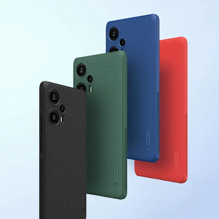Xiaomi Redmi Note 12 Turbo / Xiaomi Poco F5 Armored Case Nillkin Super Frosted Shield Pro Armored Cover - Black - Cell