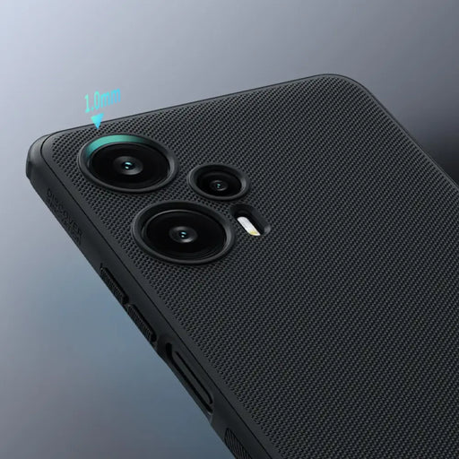 Xiaomi Redmi Note 12 Turbo / Xiaomi Poco F5 Armored Case Nillkin Super Frosted Shield Pro Armored Cover - Black - Cell