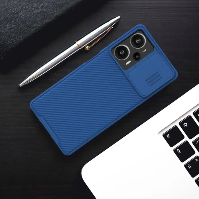 Xiaomi Redmi Note 12 Turbo / Xiaomi Poco F5 Armored Case with Nillkin CamShield Pro Case - Black - Cell phone cases