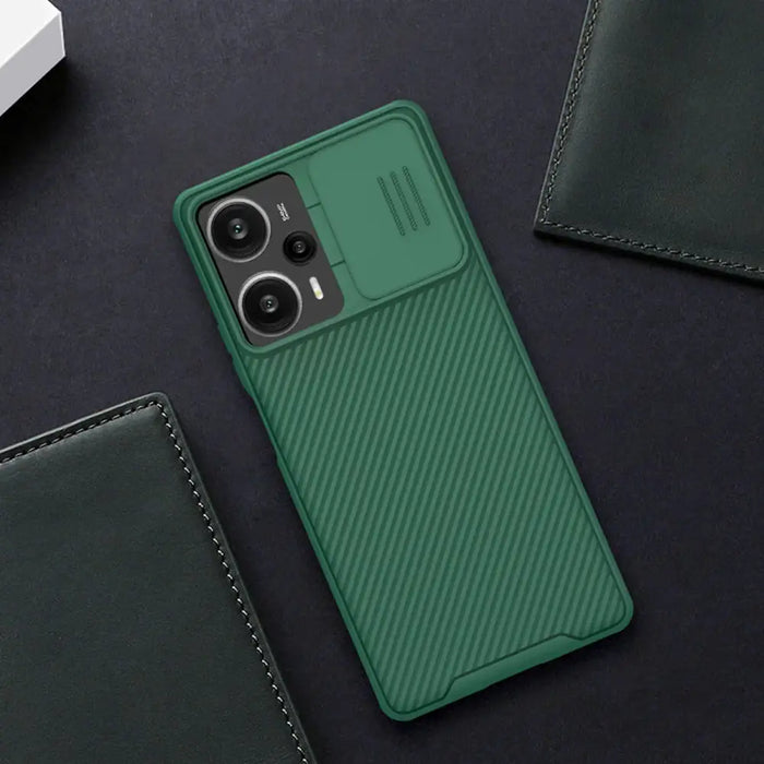 Xiaomi Redmi Note 12 Turbo / Xiaomi Poco F5 Armored Case with Nillkin CamShield Pro Case - Black - Cell phone cases