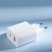 Xiaomi Travel Charger Combo fast charger USB-A / USB-C 33W PD white (BHR4996GL) - Cell phone USB