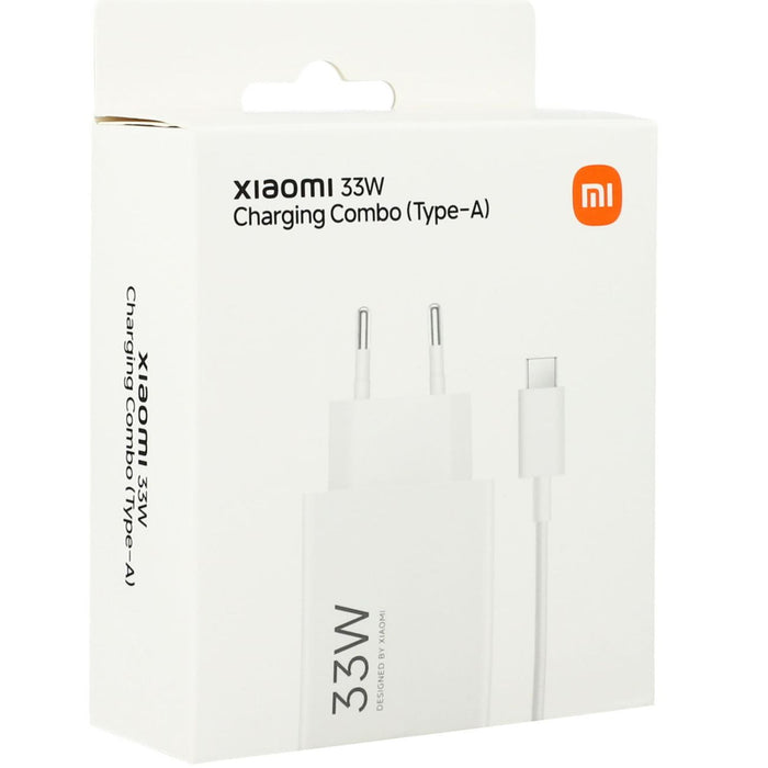 Xiaomi MDY-16-EF 1xUSB-A 33W Wall Charger with 3A USB-C Cable - White