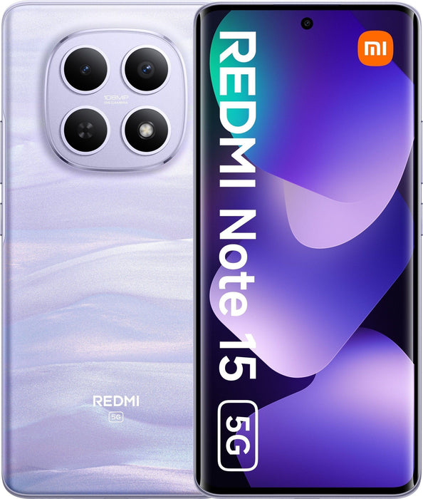 Xiaomi Redmi Note 15 5G 8GB RAM 256GB No Charger Mist Purple EU MZB0LWFEU