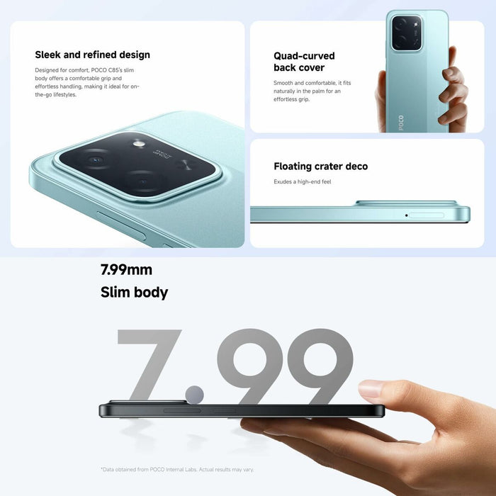 Smartphone Xiaomi POCO C85 6,9" Octa Core HELIO G99 ULTRA MediaTek Helio G81 MediaTek Dimensity 8500 Elite MediaTek Dimensity 95