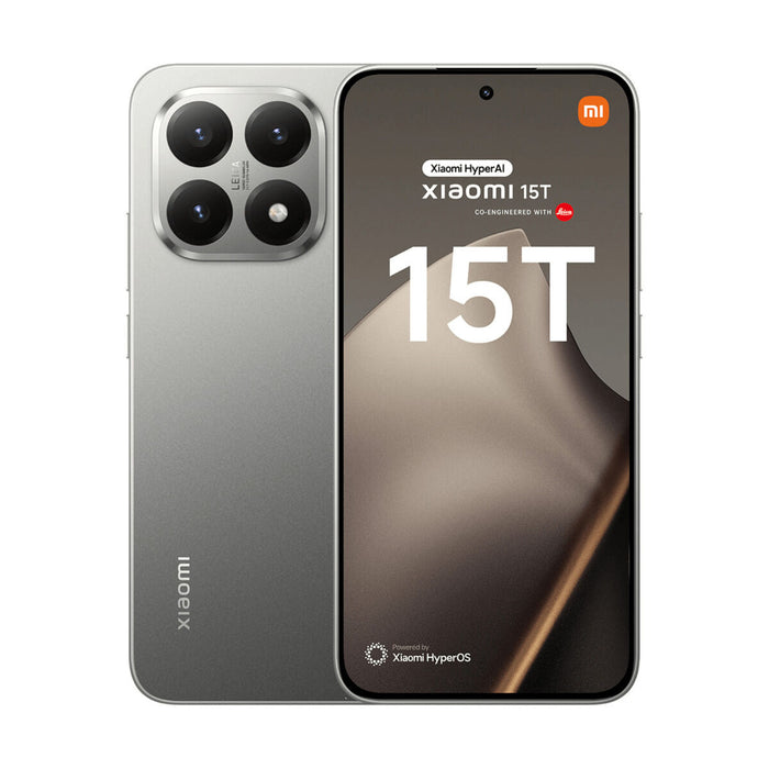 Smartphone Xiaomi 15T 6,83" Octa Core Mediatek Dimensity 8400 Ultra 12 GB RAM 256 GB Grey