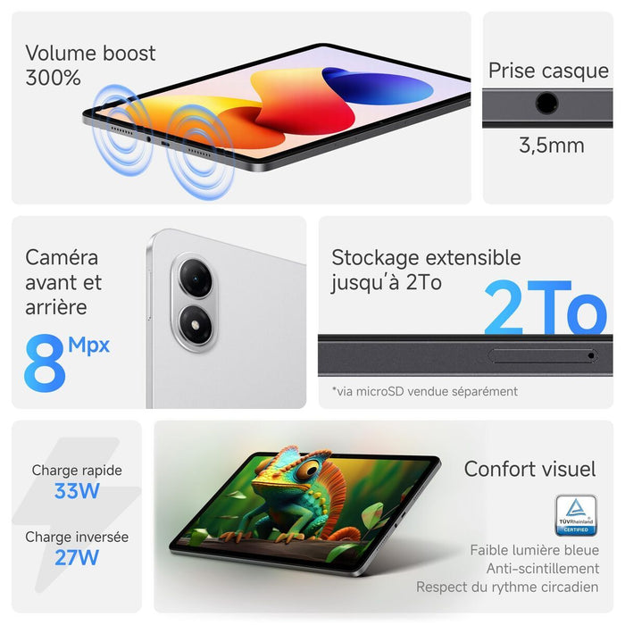 Tablet Xiaomi Redmi Pad 2 Pro 12,1" Octa Core 6 GB RAM 128 GB Silver