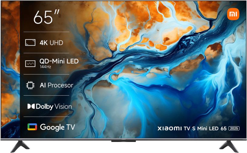 Xiaomi TV S MINI LED 65" UHD 2025 Black EU ELA5674EU