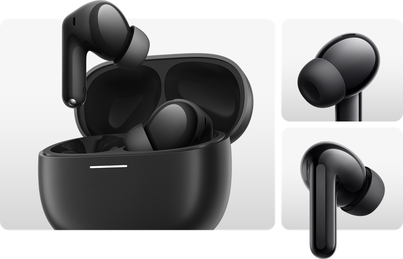 Headphones with microphone Xiaomi REDMI BUDS 8 BLACK BHR08UFGL, Bluetooth, IN-EAR (EARPHONES)