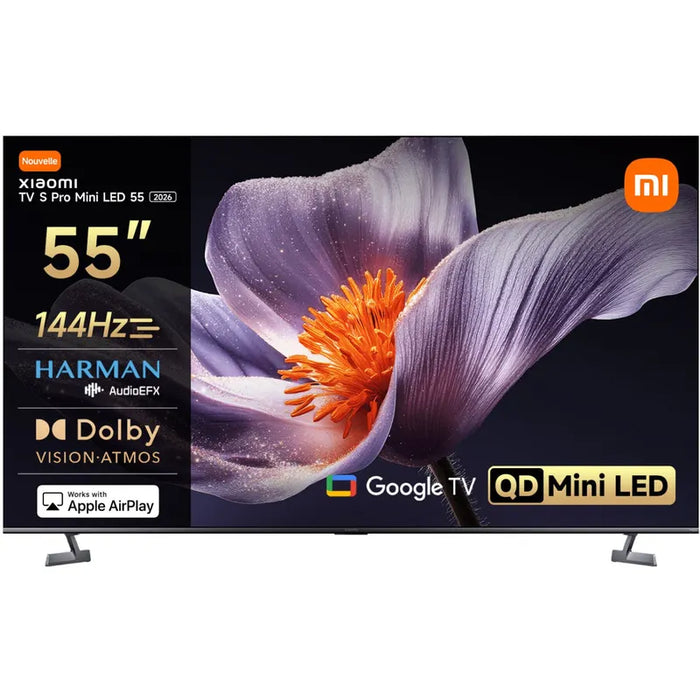 Xiaomi TV S Pro MINI LED 55" UHD 2026 Black EU ELA6300EU