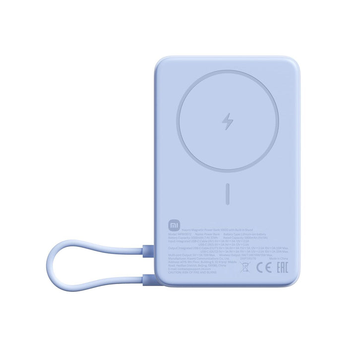 Xiaomi Power Bank Magnetic 10000 mAh with Built-in Stand Blue EU BHR08PCGL