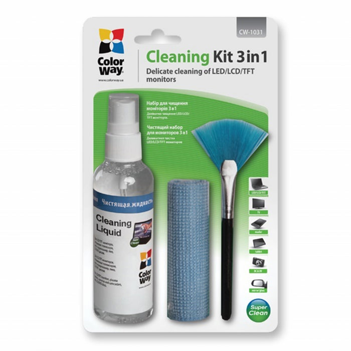 Cleaning agent Xmart 3-in-1 Cleaning Kit for Laptops and Monitors, 100m CW-1031