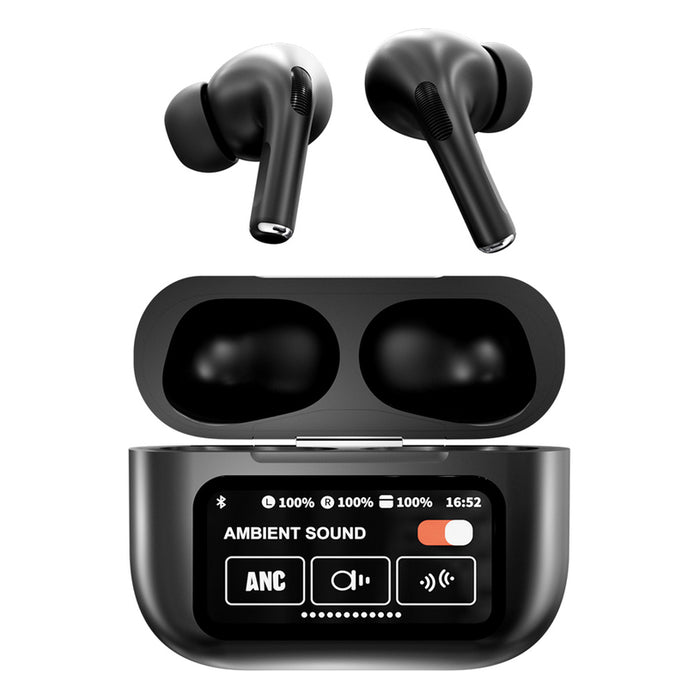 True wireless headphones XMART TWS-10 ANC WIRELESS CONNECTION, BLACK