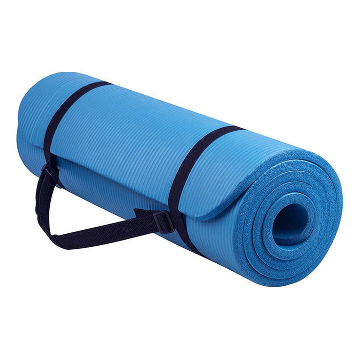 YOGA AND FITNESS MAT XMART BLUE