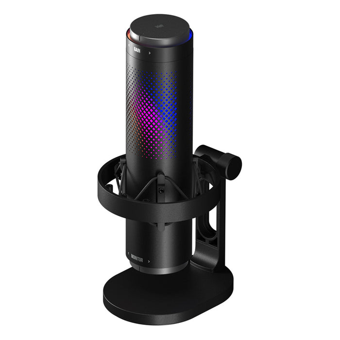 USB Microphone for streaming XMART STREAMING SM-300 with RGB and volume control