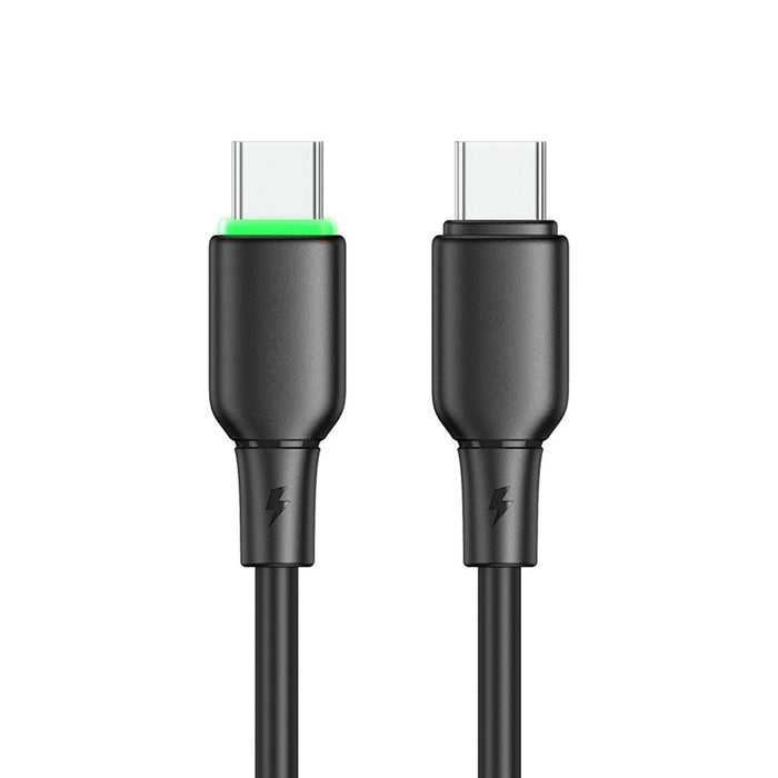 CABLE XMART TYPE-C-TYPE-C 1.2m 65W BLACK