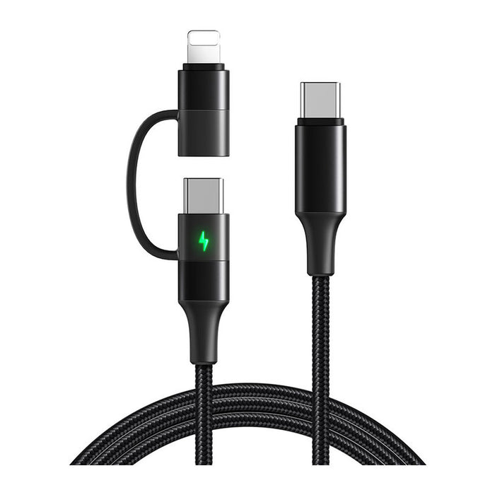 CABLE XMART TYPE-C TO TYPE-C+LIGHTNING