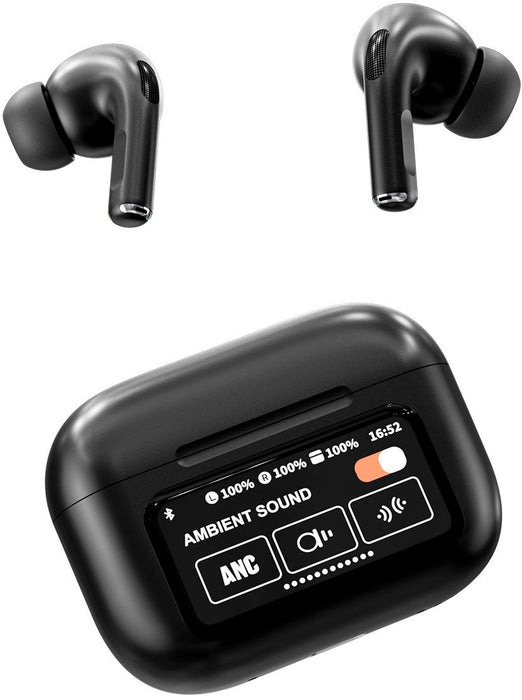 True wireless headphones XMART TWS-10 ANC WIRELESS CONNECTION, BLACK