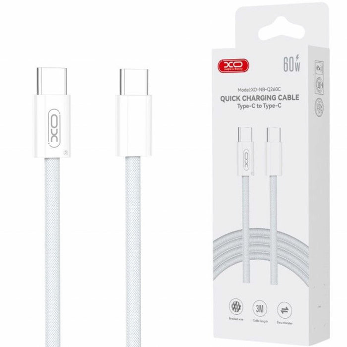 Cable XO NB-Q260C Type-C to Type-C 60W, 3m