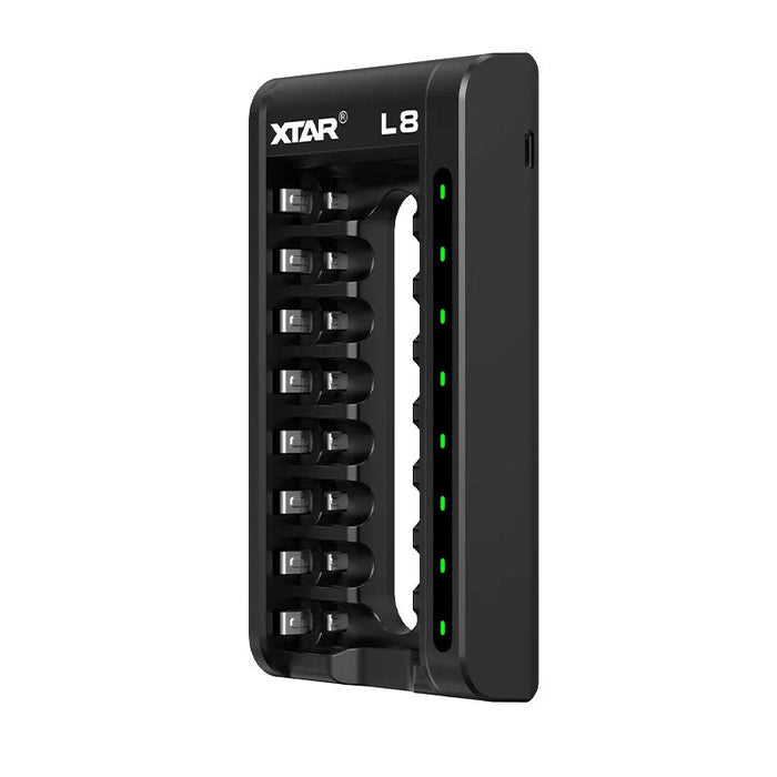 Battery charger AA/AAA 1,5 V i 1,2V, smart - 8 slots