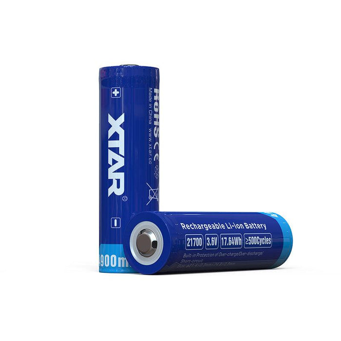 Rechargeable battery LiIon 21700 3.7V 4900mAh XTAR