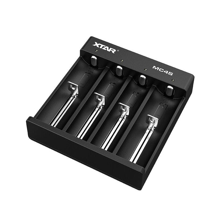 XTAR MC4S, USB Type-C, Universal Charger, LiIon & NIMH, 18650, CR123, AA, AAA