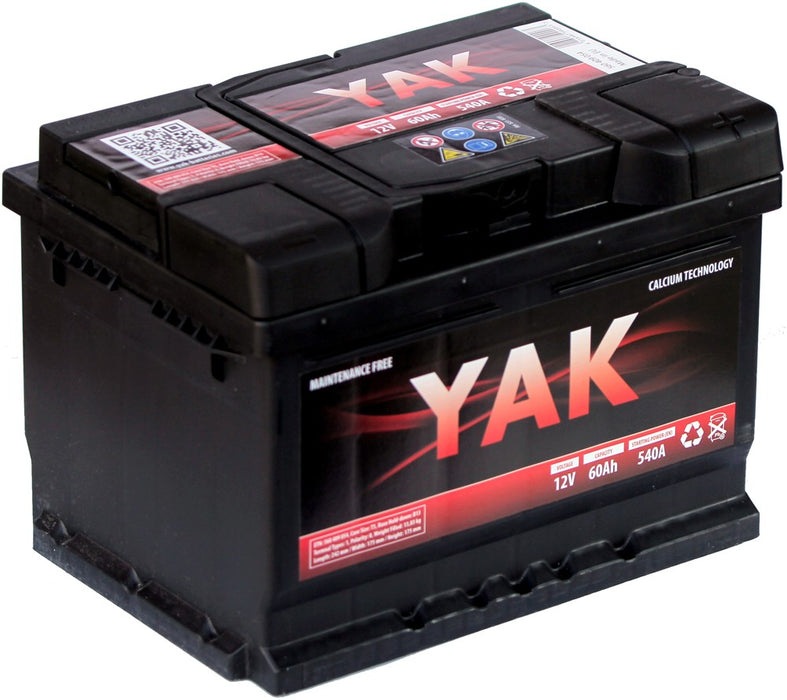 YAK 60AH 540A R+