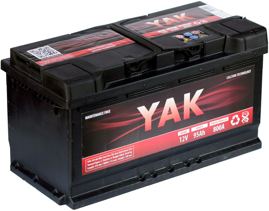 YAK 95AH 800A R+