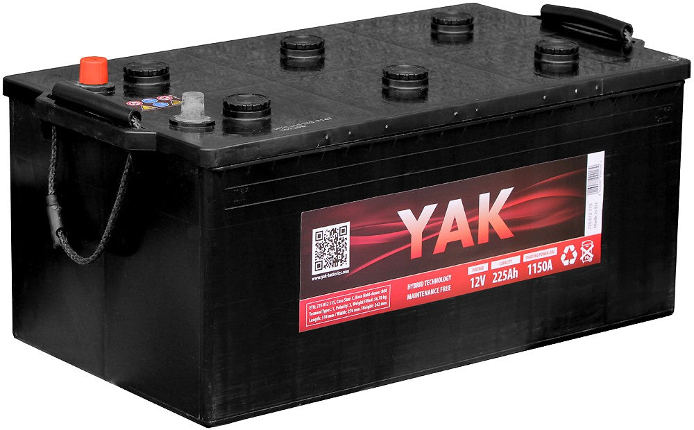 YAK 225AH 1150A L+