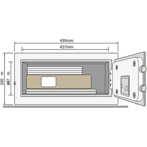 YALE SAFE YLG/200/DB1 - Сейфове<<<Сейфове и метални кутии<<<Инструменти и железария<<<Praktiker&&&Safes