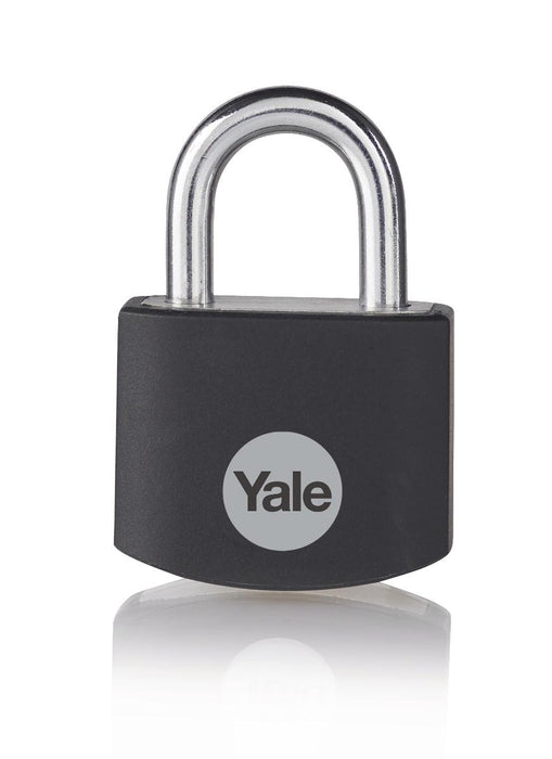 YALE ALUMINUM PADLOCK 32MM BLACK