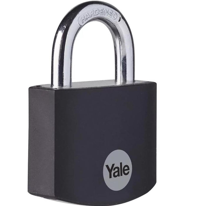 YALE ALUMINUM PADLOCK 38MM BLACK