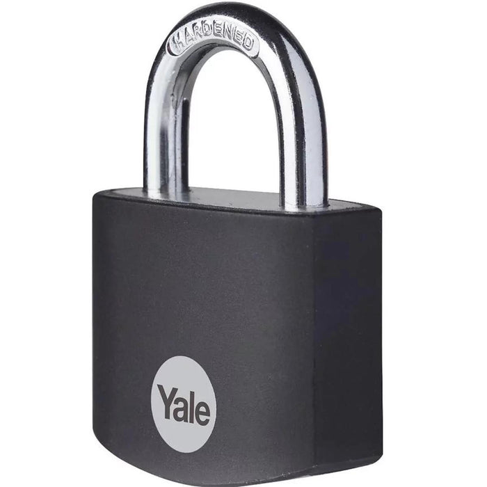 YALE ALUMINUM PADLOCK 38MM BLACK