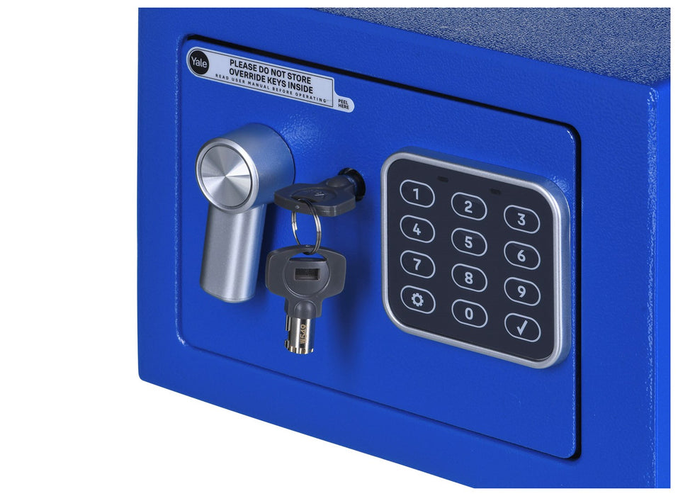 Yale YSV/170/DB2/B Freestanding safe 3.8 l Steel Blue